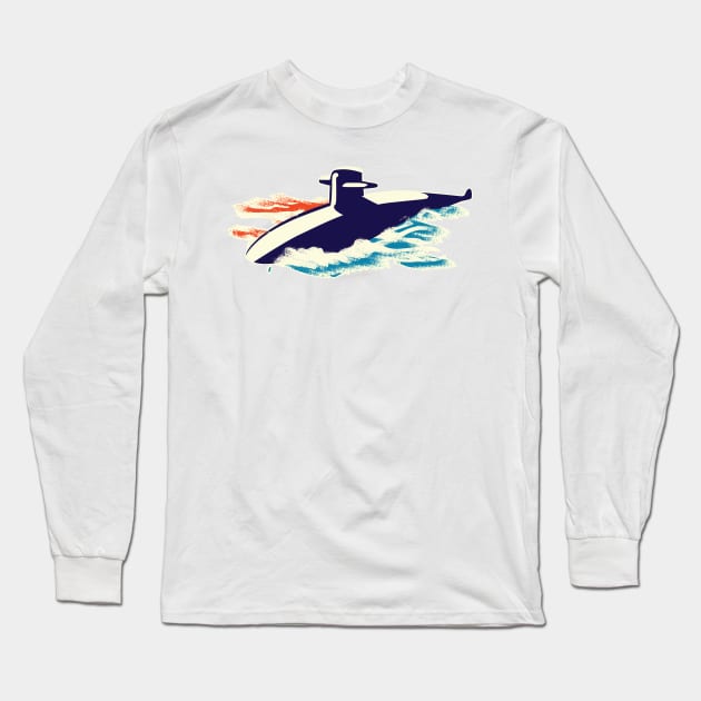 Submarine Long Sleeve T-Shirt by Aim For The Face